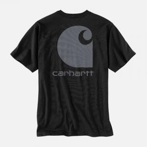 (106149) 릴렉스드핏 포켓 C 그래픽 반팔티 BLACK